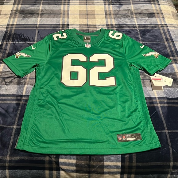 Nike Other - Philadelphia Eagles 🦅 #62 Jason Kelce Kelly Green On Field NFL Nike Jersey